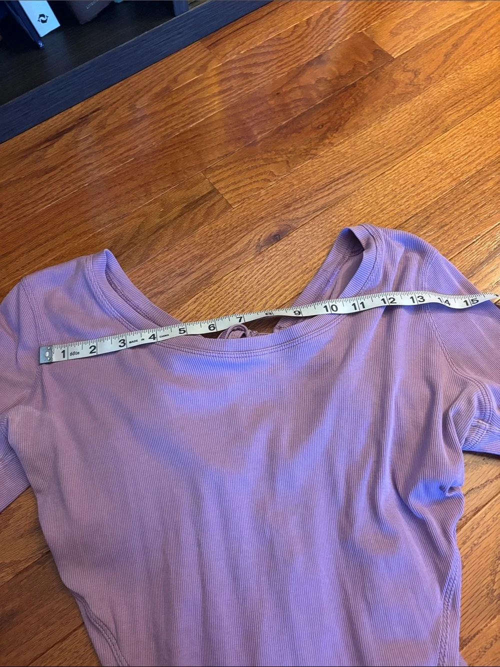 Lululemon Open Back Ribbed Long Sleeve Shirt - Wisteria Purple - Size small (?)
